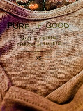 Pure + Good Women's XS Tank Top - Mauve Pink